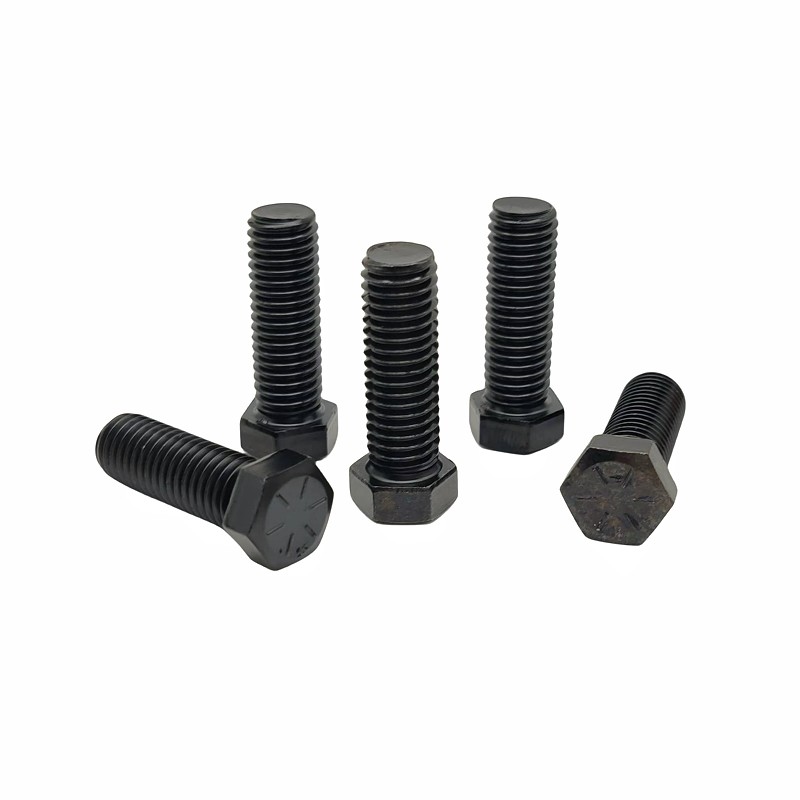 High-Strength Hexagon Head Screw British-American External Hexagon Bolt Plated With Dacromet Black Bolt