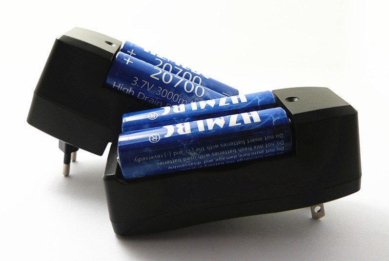3.7 Volt Lithium Ion Battery Charger , 2 X 18650 Smart Lithium Ion Battery Charger
