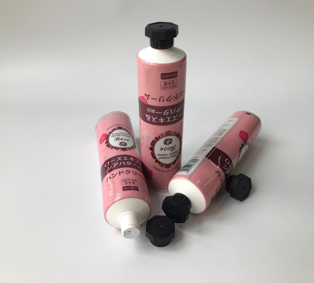 Abl Cosmetic Plastic Laminated Aluminum Tube Cosmetic Packaging Hand Cream Tube