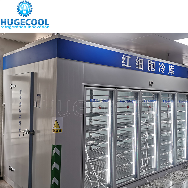 Supermarket Glass Door Walk in Cooler Display Cold Room