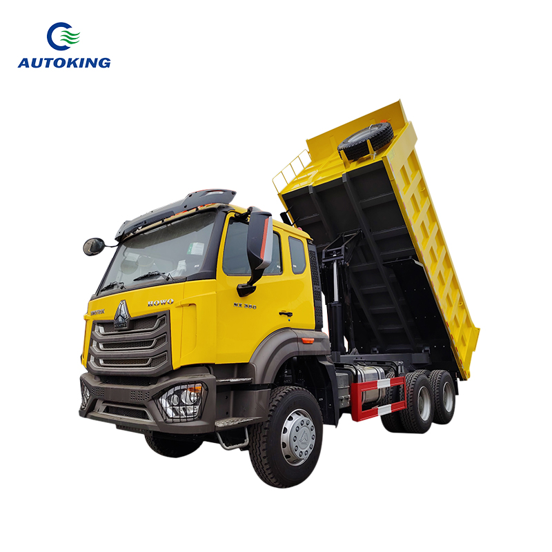 351HP - 450HP Used Howo Dump Truck 8x4 Hydraulic Pto Dumper Truck