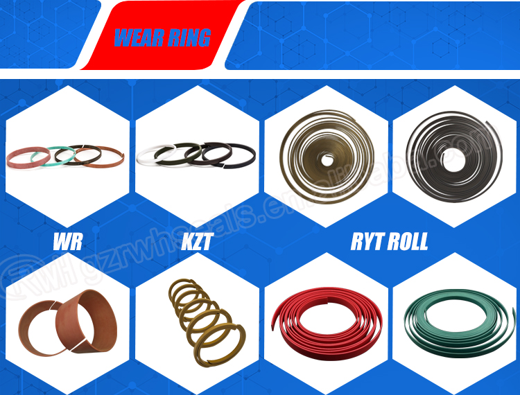 Excavator Hydraulic Wear Ring Phenolic Resin Hydraulic Guide Ring