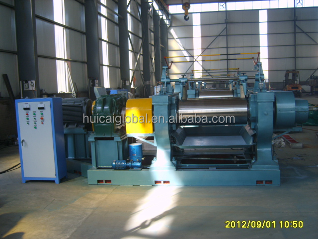 EVA Sheet Open Mixing Mill XK-550 with Front Roll Linear Speed of 28m/min