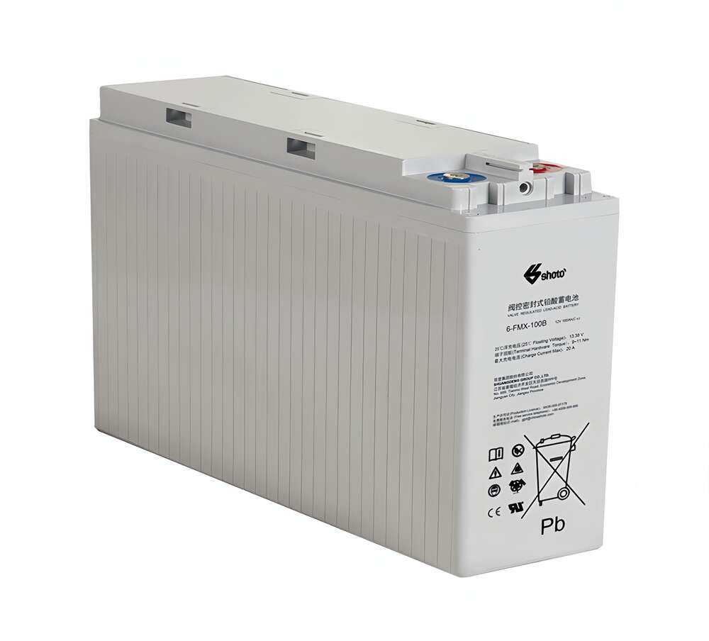 6-FMX-100 Shoto Front Terminal Battery High Capacity 12V 100Ah Lead Acid Battery