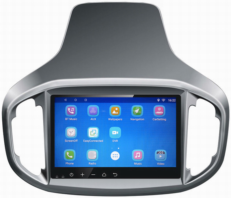 Ouchuangbo car radio gps navi stereo android 6.0 for Chery Tiggo 7 2016 with 3g wifi dual zone 16GB Flash