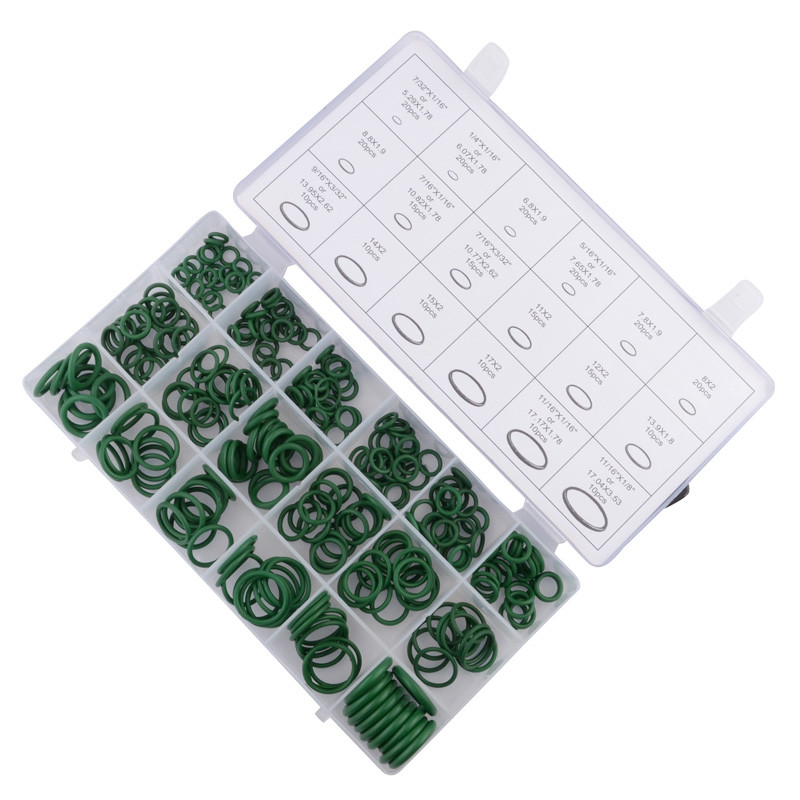 265pcs/ 225pcs Car A/C R134a System Air Conditioning O Ring Seals Washer Kit Tool HNBR