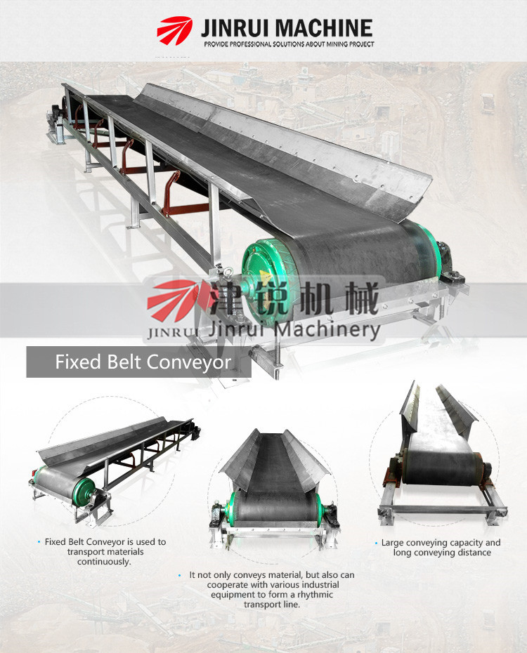 Carbon Steel Idler Roller Conveyor 60T/H Capacity 650mm Width