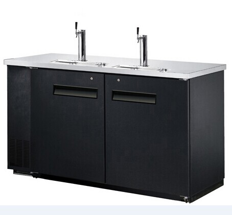 446L Beer Fridge Direct Draw Beer Dispenser with 2 towers.