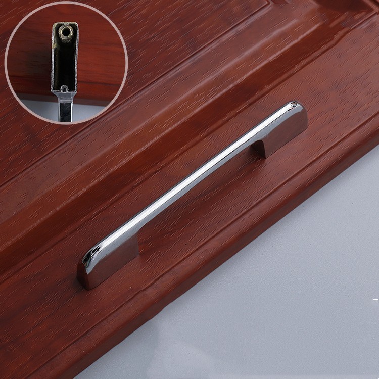 OEM ODM Silver Zinc Alloy Handles 160mm For Cabinet And Closet