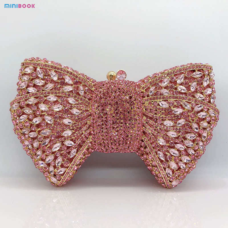 2023 Banquet Full Diamond Clutch Women Crystal Evening Clutch Bag with CANDY Pattern