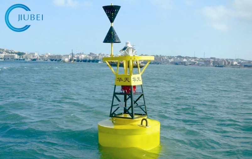Yellow/Red/Green Polyethylene Buoy UV Resistant Weatherproof 1550mm Focal Plane Height Maintenance Free 800kg