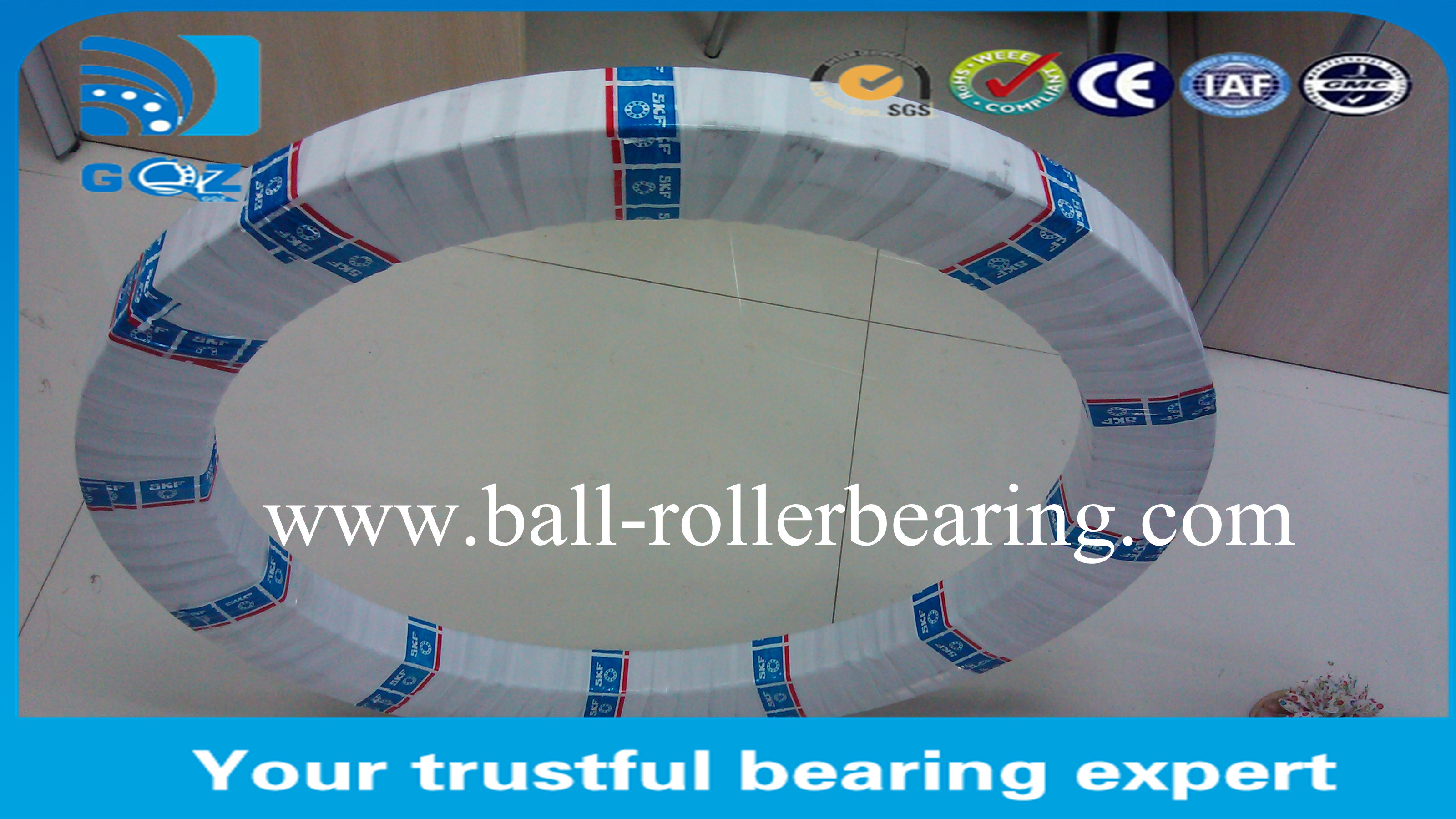 Medium Size Internal Gear RKS.162.16.1754 Slewing Bearing 1754x1862x68mm 42Crmo Material