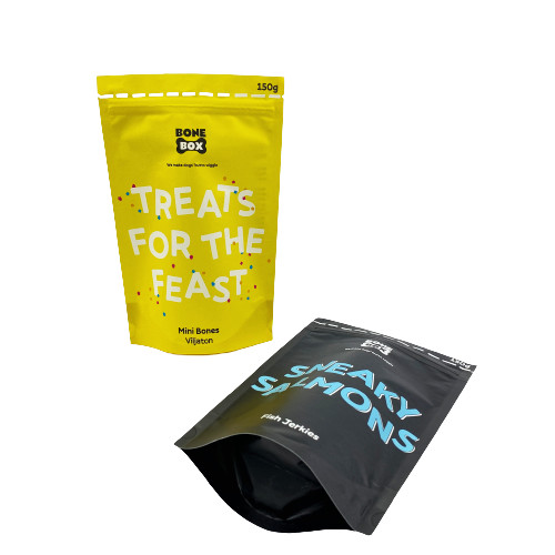 Biodegradable Coffee Bean Packaging Pouch Kraft Paper Recyclable Stand Up Pouch Coffee Bag