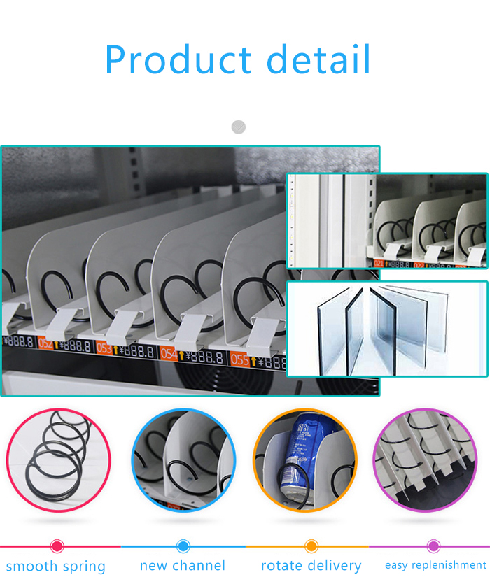 Automatic fast food breakfast meal lunch box hot food vending machine heating