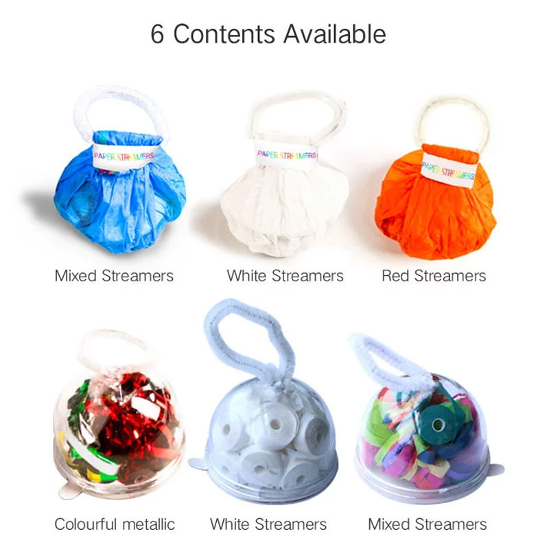 Paper 6cm CE Streamer Cannon Handheld For Event