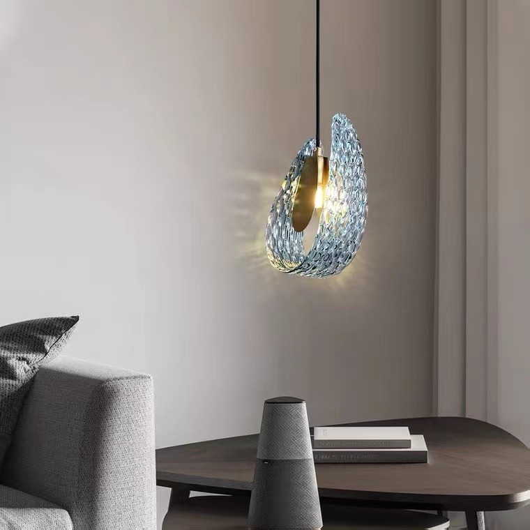 Luxury Hanging Fixture Firework Pendant Lights Led Lighting Modern Flower Glass Chandeliers And Lamps