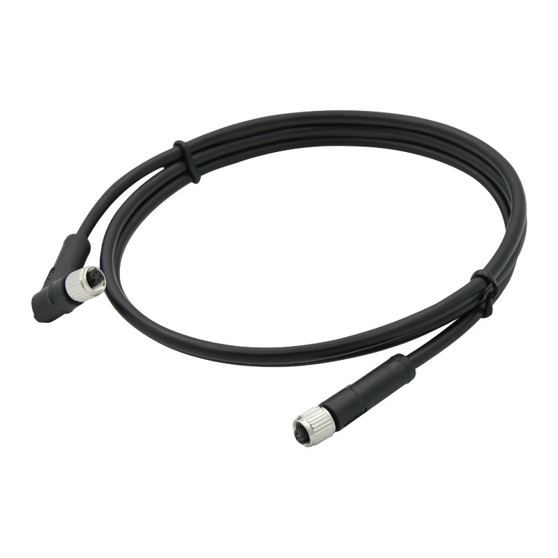 Rigoal custom M5 3 4 pin A code male and female plug socket IP67 IP68 waterproof wire connector factory
