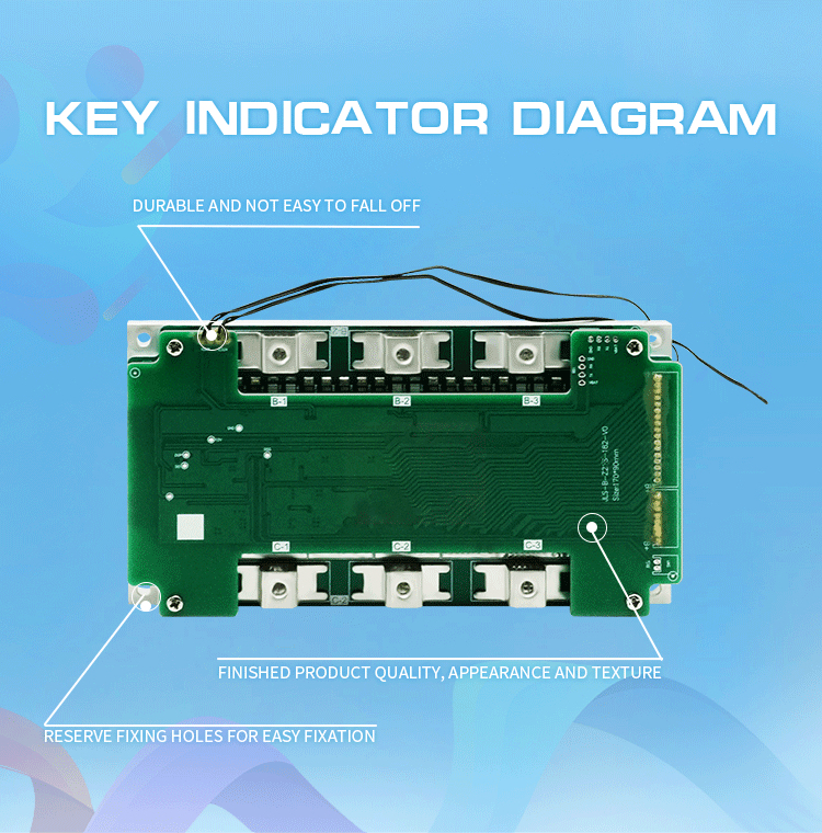 KLS 6S-24S Battery Management System LiFePO4 Li ion BMS 8S 24V 16S 48V 20S 60V 80A - 200A)