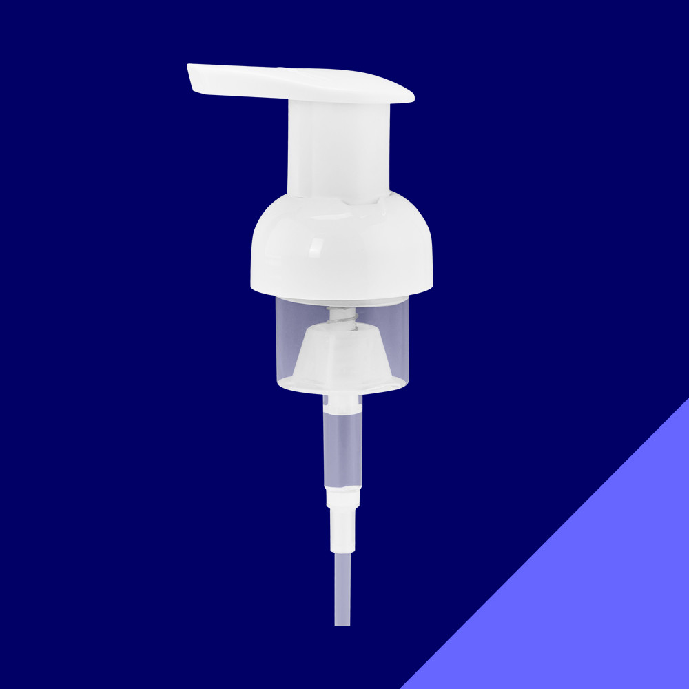 External Spring Flower Shape Foam Pump , Hand Cream Pump Dispenser 40mm