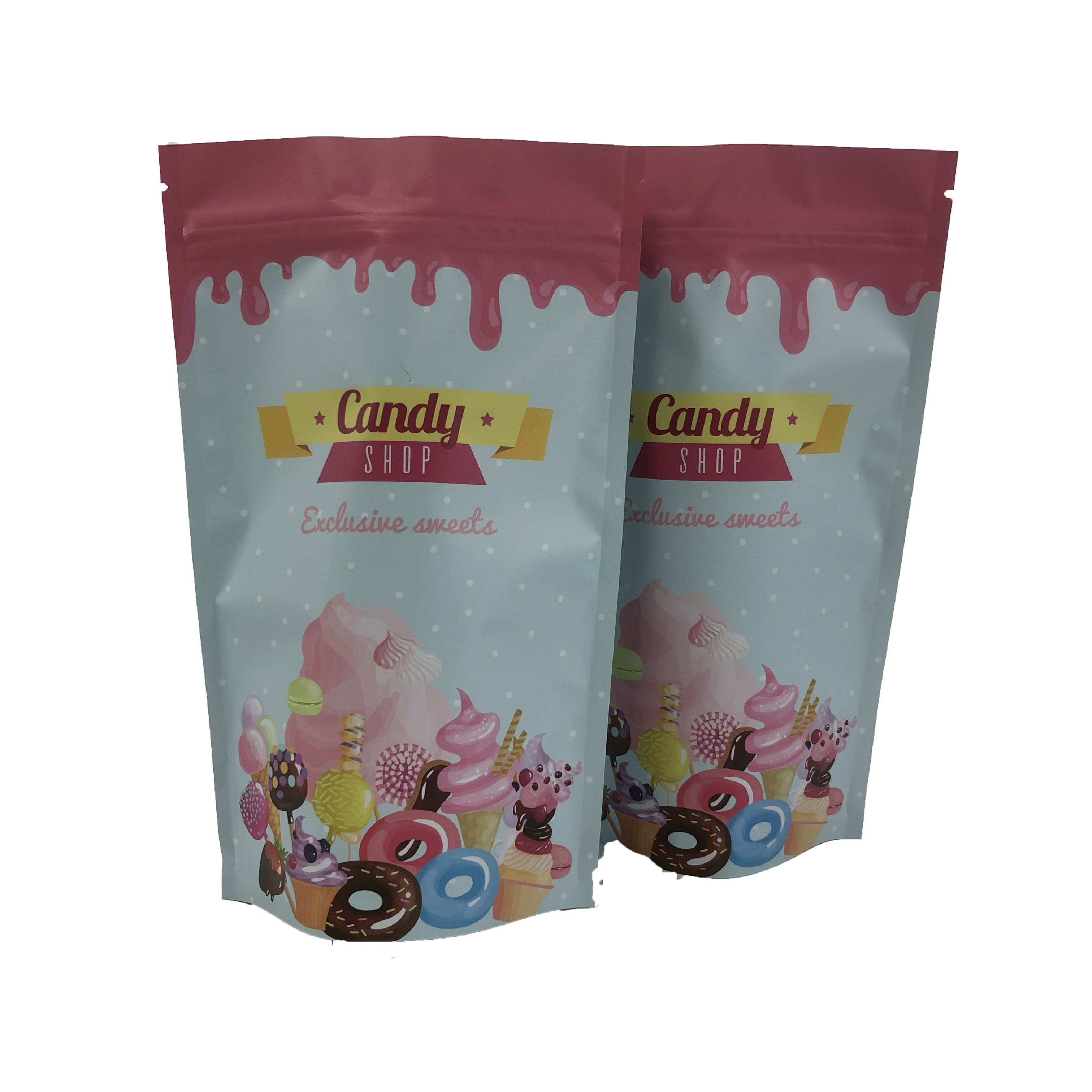 Customized Fashion Pack Plastic Foil Pouch Bag with Smell Proof Function and Custom Logo