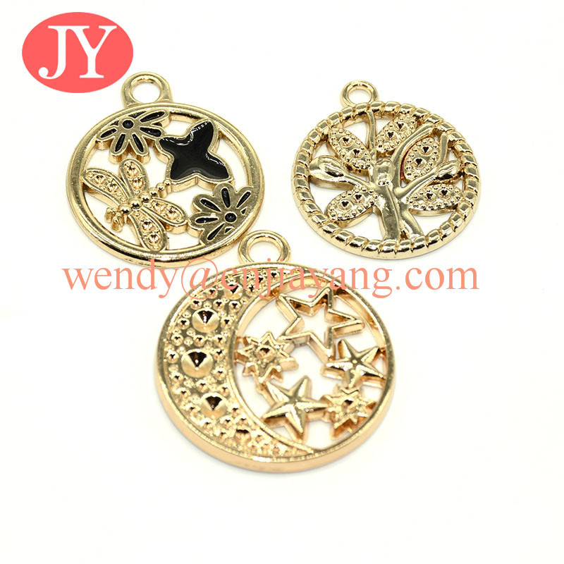 Customized metal tags for furniture and luggage case with engraved letters