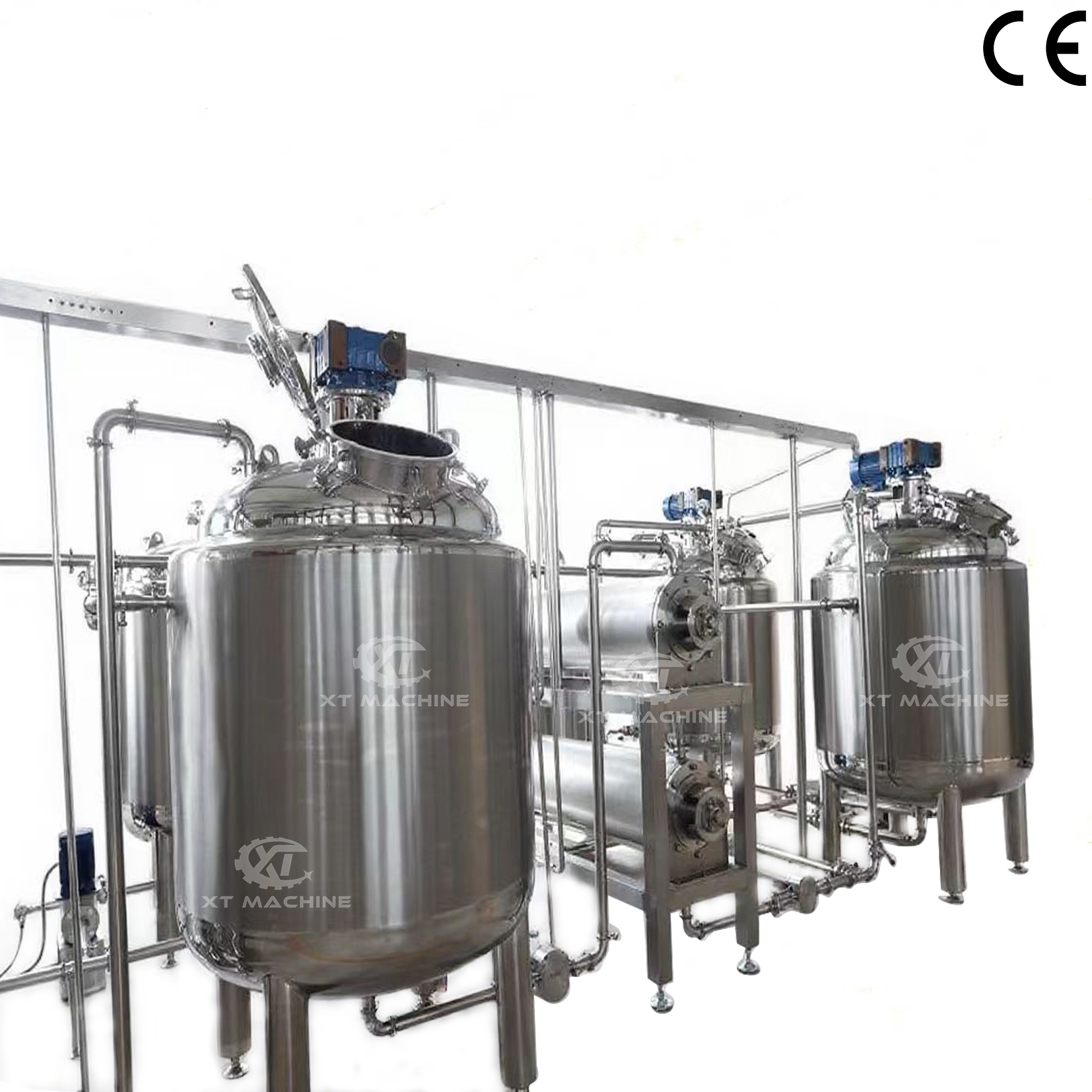 Low Price High Quality Heating and Insulation Mixing Tank Almond Butter Peanut Butter Mixing Tank