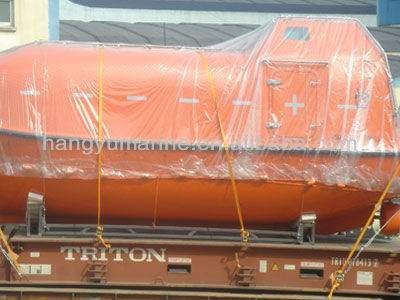 Marine Free Fall fiberglass Lifeboat for sale