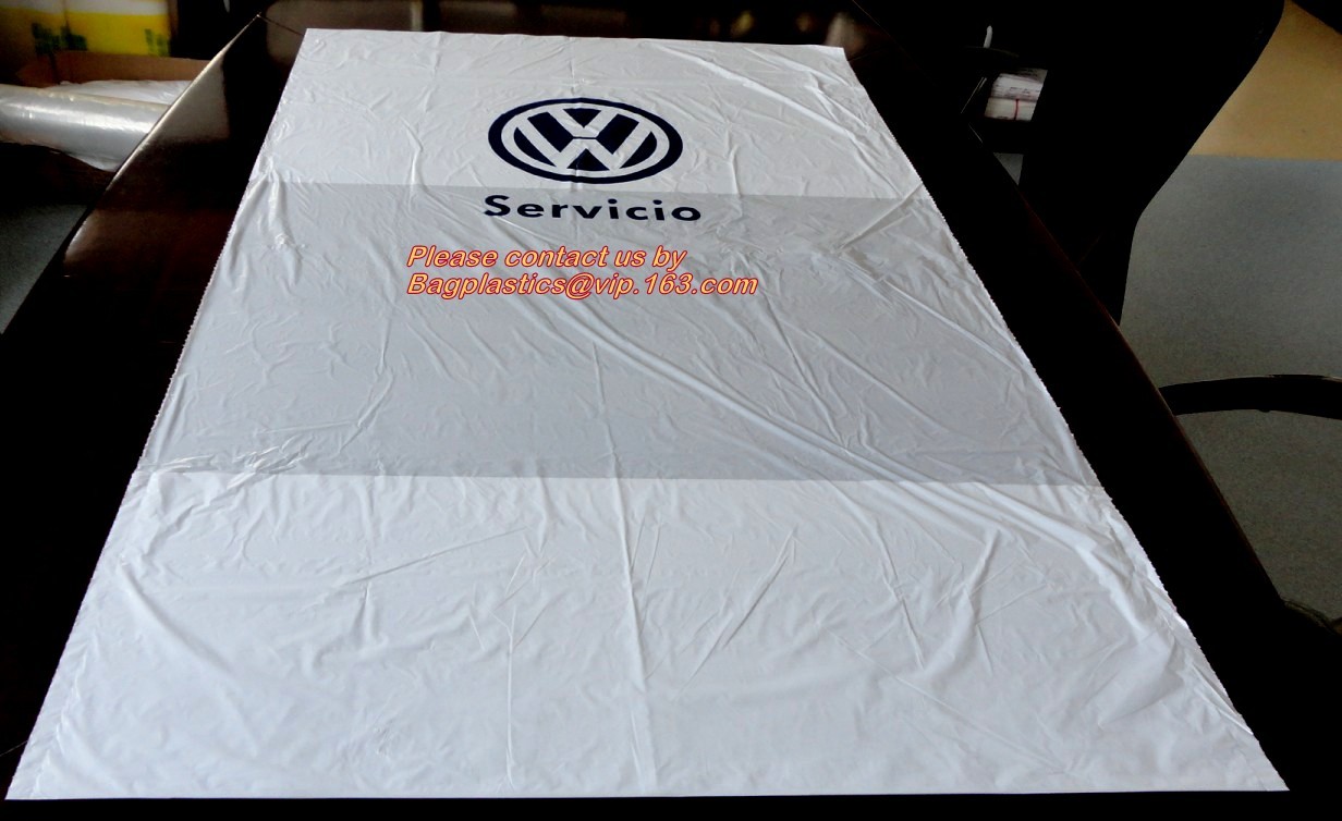 Car Disposable Plastic Seat Covers Vehicle Protectors, Five Set of Vehicle Maintenance Protection, Masking Dust Covers