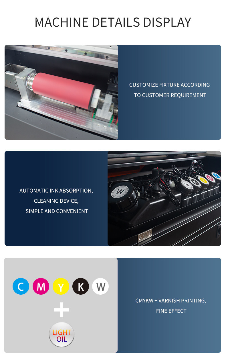 High Speed 720dpi 15s Oem Cylindrical Printing Machine