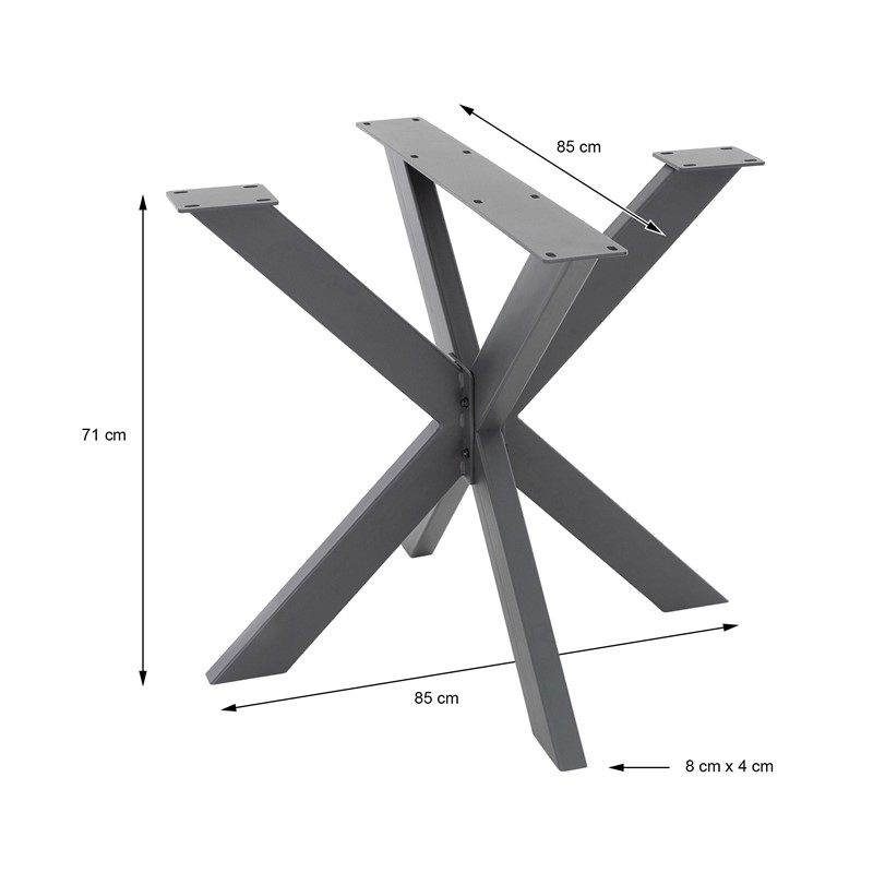 Black Powder Coating Finish Industrial Dining DIY Coffee Table Legs for DIY Furniture