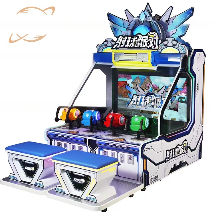 Shooting Monster Ticket Redemption Game Machine Four Players
