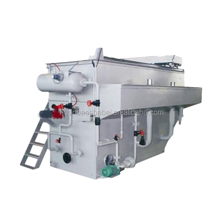 Customized 100TPD Plastic Wastewater Recycling Equipment Dissolved Air Flotation Machine