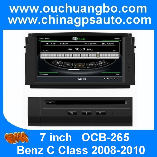 Ouchuangbo S100 for Mercedes Benz C Class 2008-2010 Car Audio System Navigation Radio with Bluetooth USB SD Phone Book