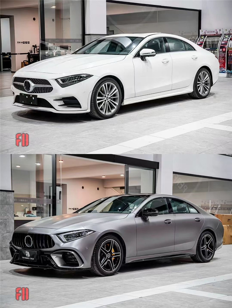 For Mercedes CLS300 CLS350 W257 Body Kit CLS300 CLS350 Upgraded GT63S-style Front and Rear Bumpers