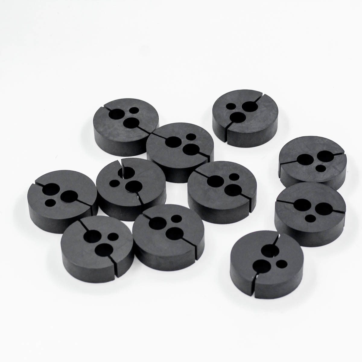 Red EPDM SBR Rubber Grommets 90 Shore A Wiring Grommets