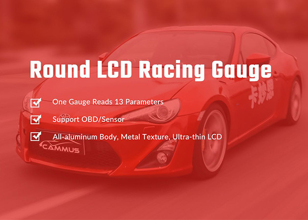 LCD OBD2 Oil Pressure Gauge