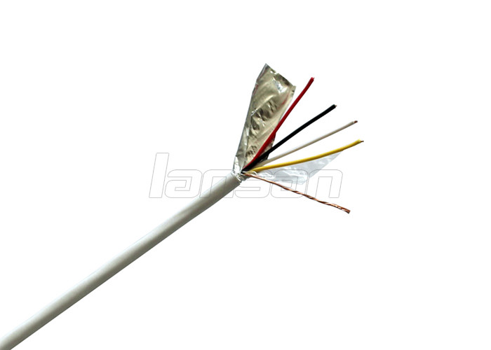 4 Cores Special Cables Security Burglar Alarm Cable With Shielding CE Approved