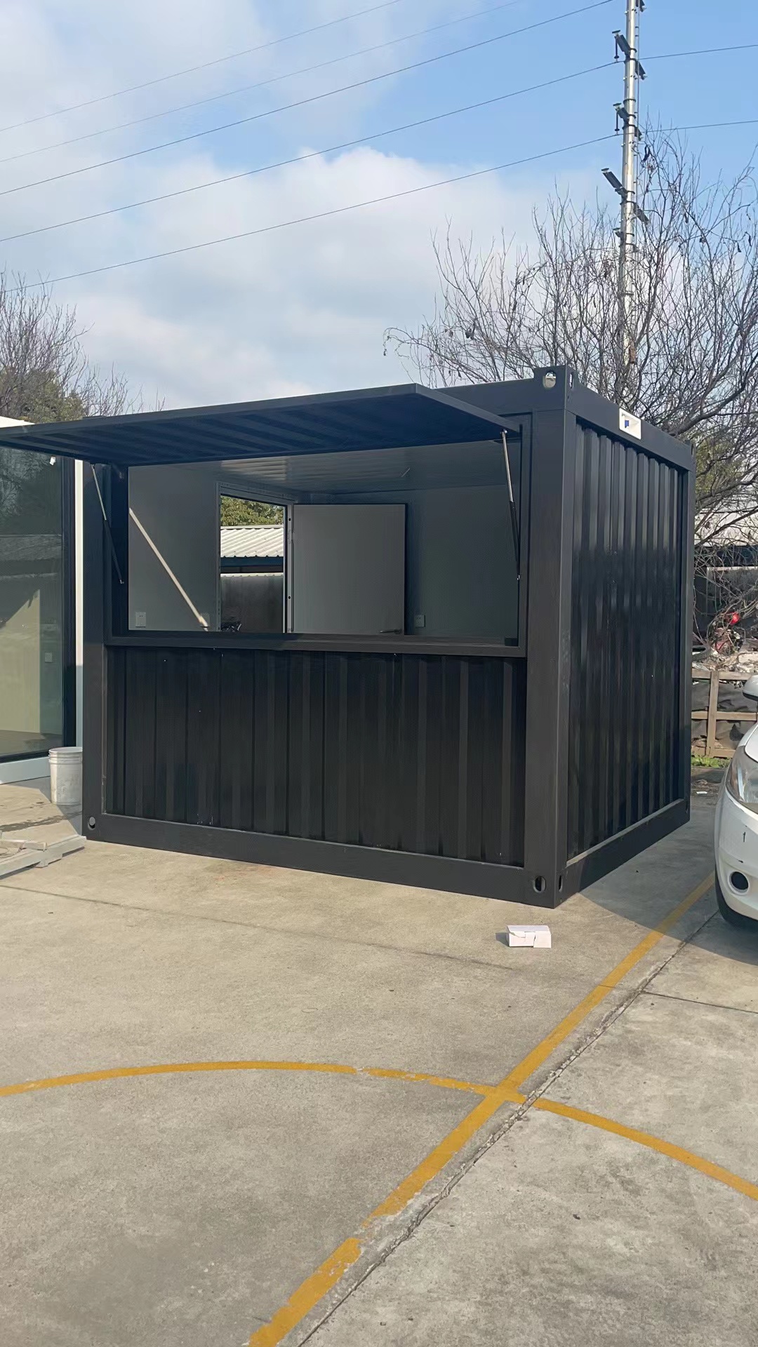 Steel Structure Frame Welded Modern Design Style 20ft Simple and Luxurious Garden House Flat Packaging Assembled Container Mobile House