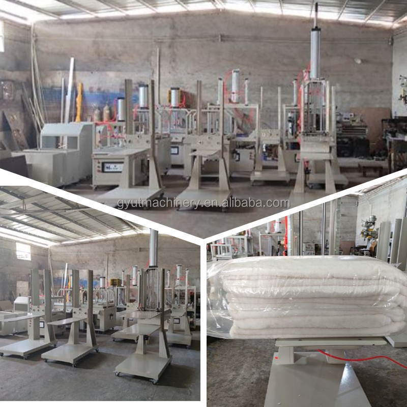 Pneumatic Textile Baling Vacuum Packing Machine for Blanket Quilts Sponge Mats Pillow