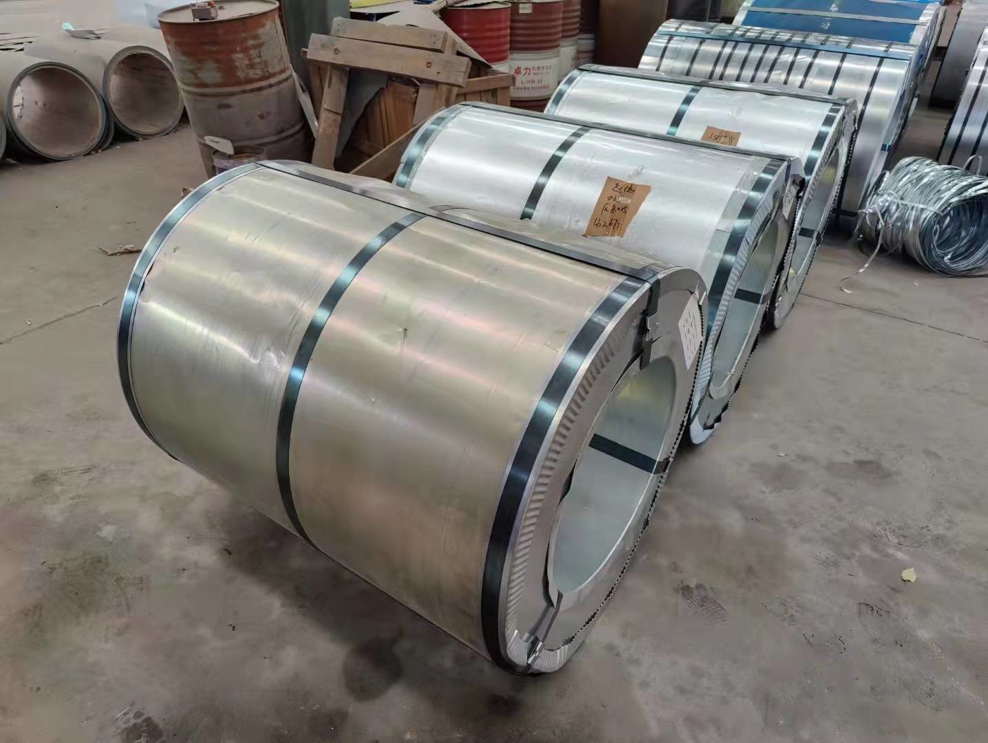 EN10147 ASTM Galvanized Steel Coil Coated Iron Sheet Rolled Z30 Zinc