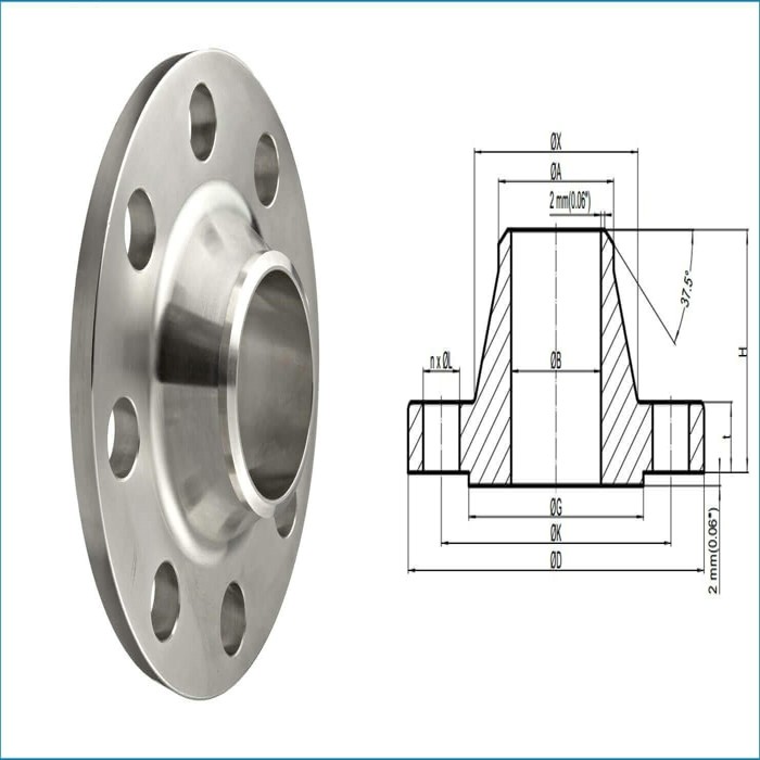 ASTM Welding Neck Flanges ANSI 150 Lb A105 Forged Flange