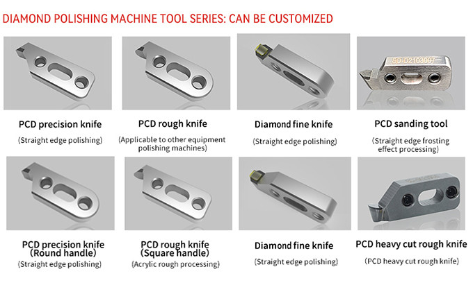 15 Years Experience Full Set Knives For Smooth Transparent Acrylic PS PE PC Sheet