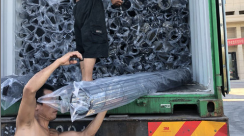 Industrial Dust Collector Fittings Galvanized Steel Filter Bag Cage