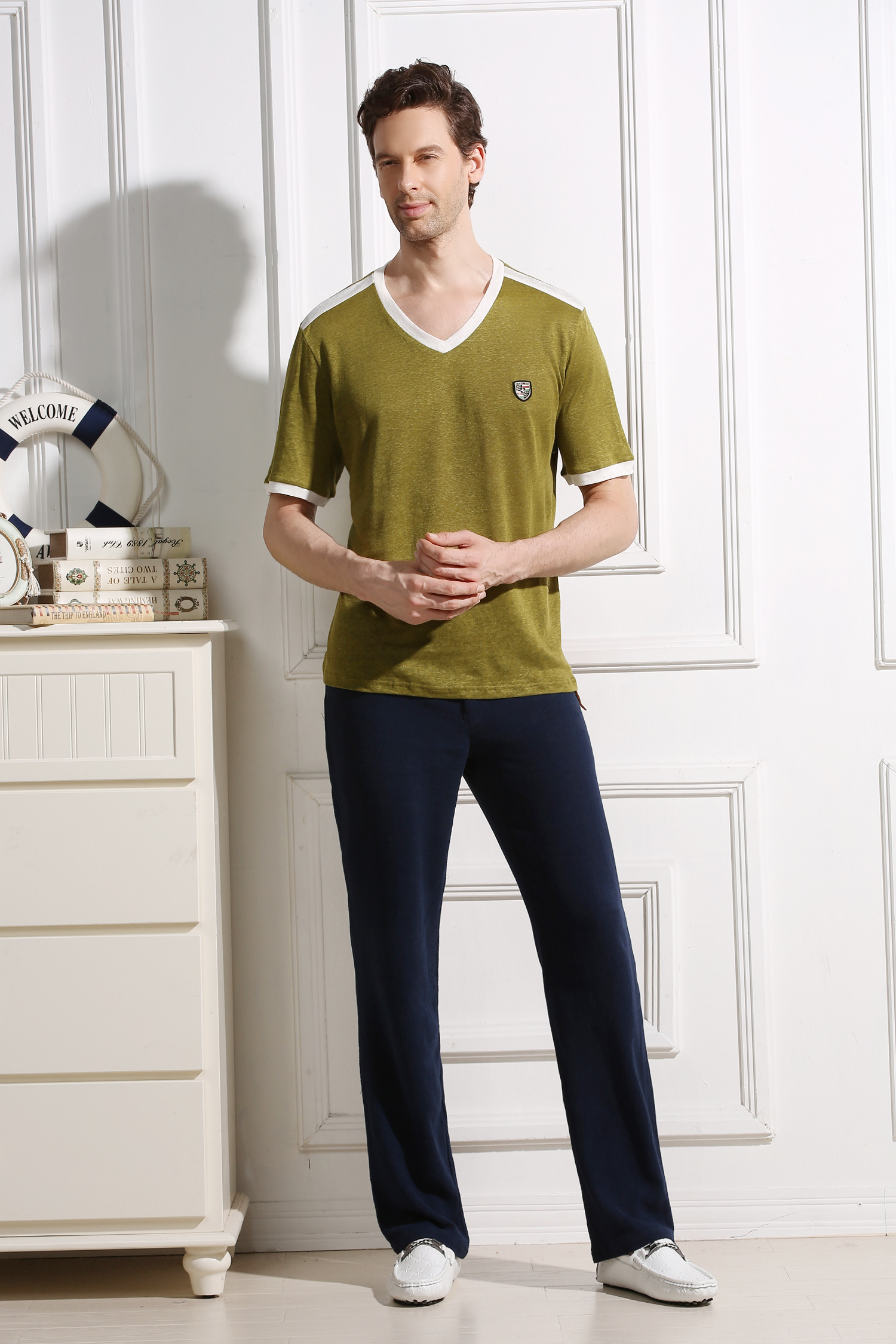 YARN DYED Organic Hemp Hemp Cotton Clothing With Solid Pattern Type