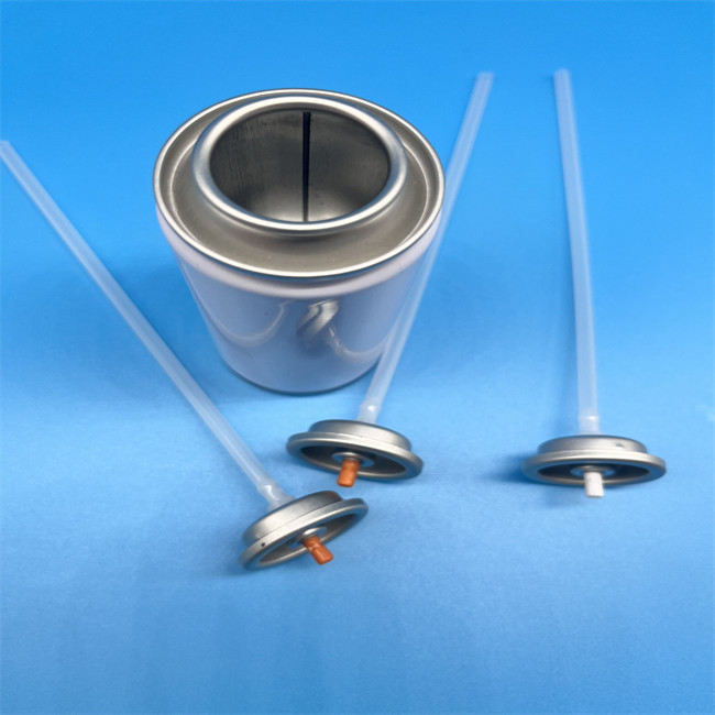 Clear Lacquered Tinplate Spring Valve Kit with Down Dimples Buna Gasket for Activator Mounting Cup
