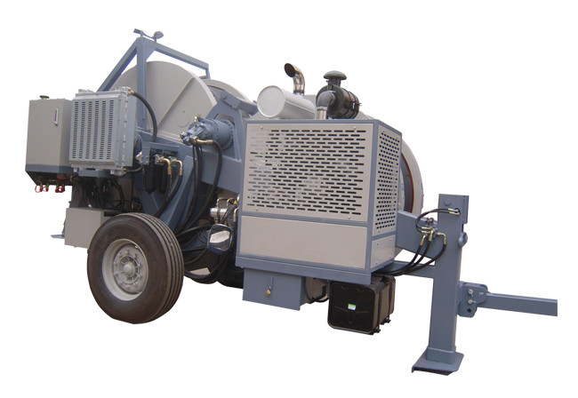 140KN Cable Pulling Equipment , 4km/H Correspending Speed Hydraulic Wire Puller