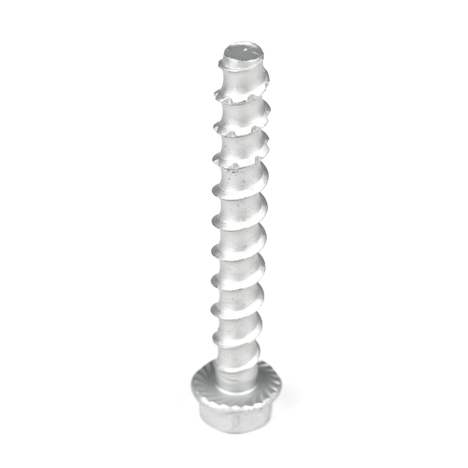 Steel M10 90mm Hex Flange Cement Concrete Bolts for Self Tapping Concrete Anchor Bolts