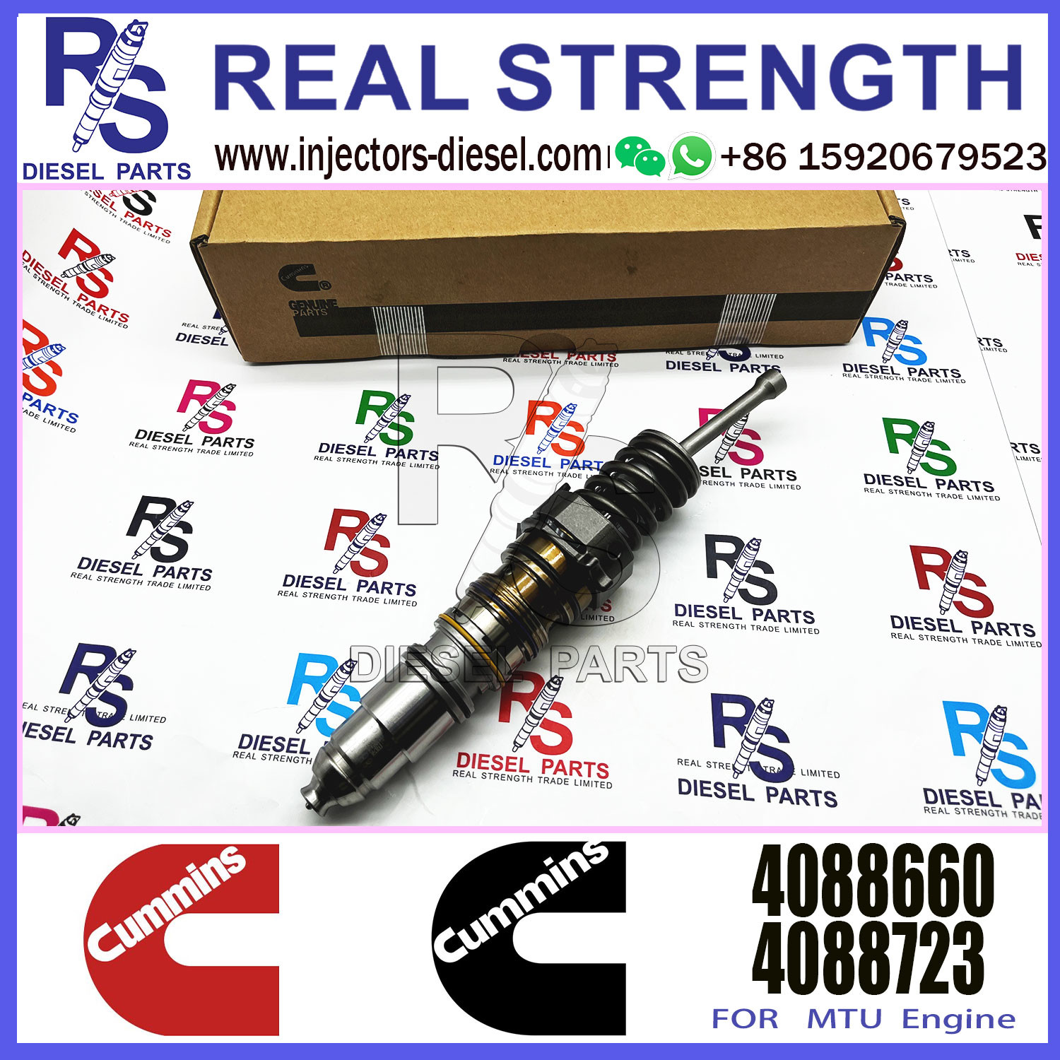 Engine Part Fuel Injector 4010346 4062569 4088301 4088725 4062568 4088723 4030346 4088660