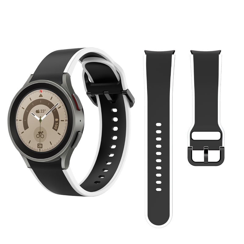Double Face Silicone Watchband for Samsung Galaxy Watch 5 40mm 44mm 3-7 Days Delivery