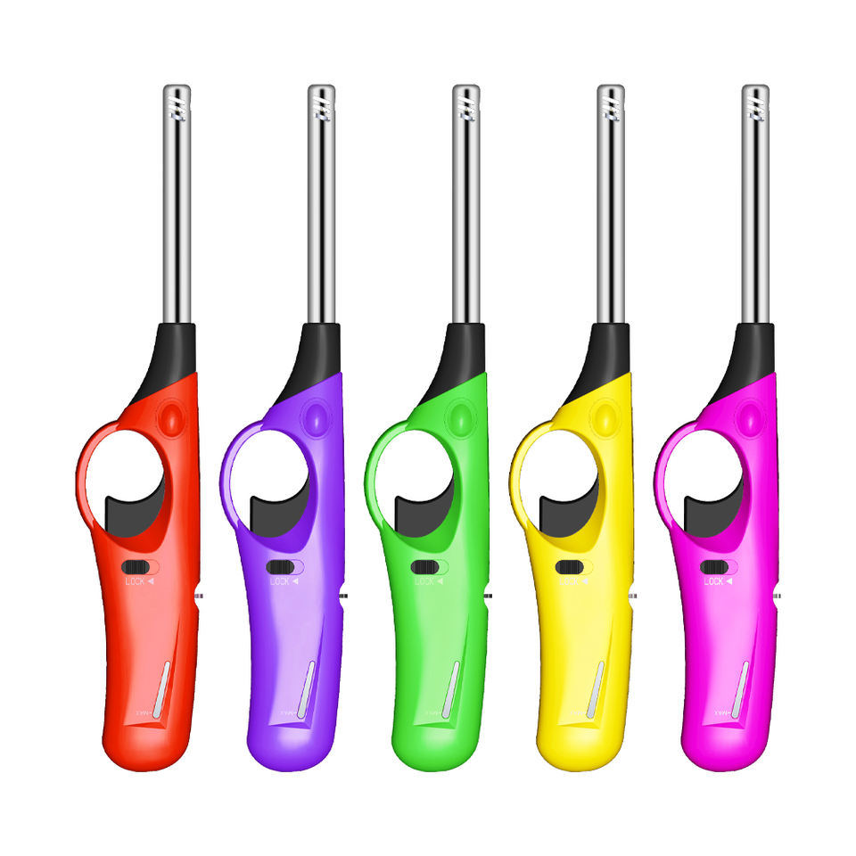 High Quality Windproof Jet Flame Refillable Gas Cigarette Lighter